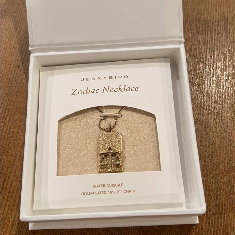 Jenny Bird Libra Zodiac Pendant Necklace - NIB
